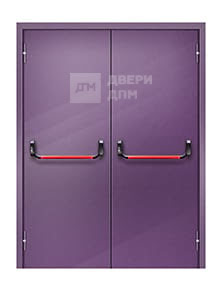 Противопожарная дверь глухая двупольная ДПМ-02 3-го типа утепленная