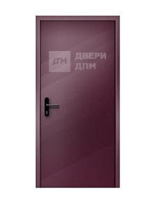 Противопожарная дверь со скрытыми петлями